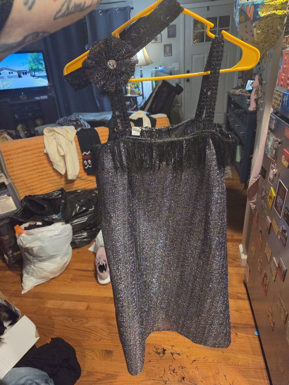 Metallic Flapper Costume Sz Xl